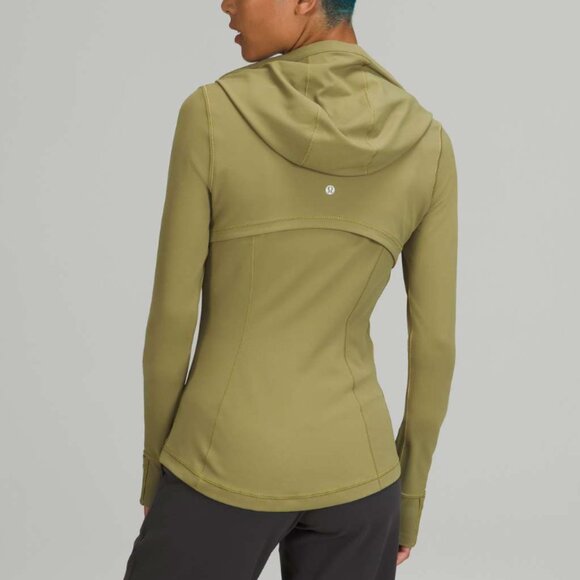 (6870) Lululemon Hooded Define Jacket *Nulu in Bronze Green $128 SZ 10 - Picture 3 of 6